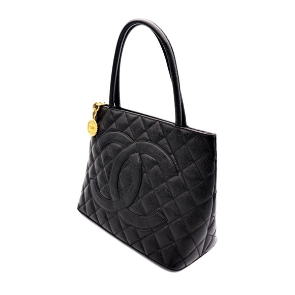 Chanel Black Matte Coco Bag Caviar Mark - Picture 1 of 9